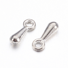 Alloy Charms, Chain Extender Drop, Long-Lasting Plated, Teardrop