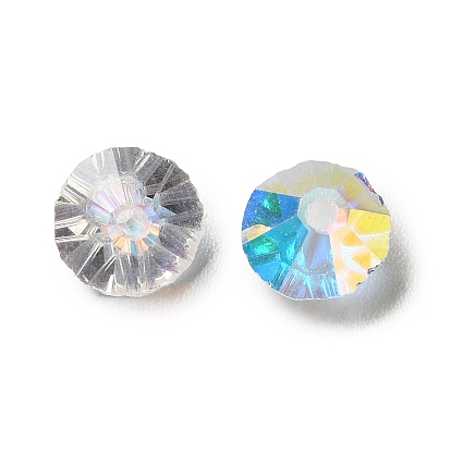 Glass Imitation Austrian Crystal Beads, Faceted, Diamond
