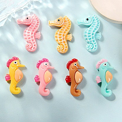 Непрозрачная смола декодирует кабошоны, морской конек