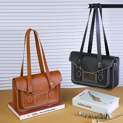 DIY Imitation Leather Handbag Making Kits, Handmade Shoulder Bags Kit for Beginners
