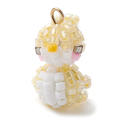 Бисер бисерные подвески, с 304 петлями из нержавеющей стали, кулоны птиц