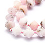 Natural Pink Opal Beads Strands, Faceted, Bicone