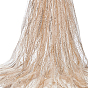 Tissu à paillettes en polyester, accessoires de robe de mariée