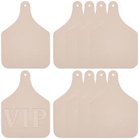 Кожаные этикетки, с отверстием, для джинсов своими руками, , обуви, аксессуары для шляп, прямоугольные