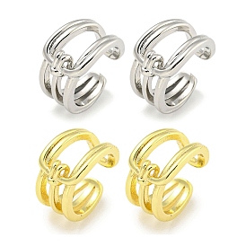 Латунь манжеты серьги