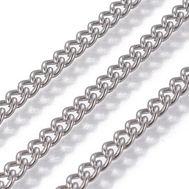 201 Stainless Steel Curb Chains, Unwelded