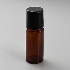 Стеклянные бутылки с роликовыми шариками, бутылка эфирного масла, с пластиковыми крышками, колонка