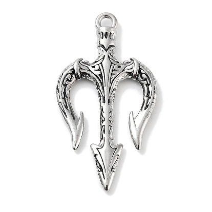 Сплавочные подвески тибетского стиля, формы вилки