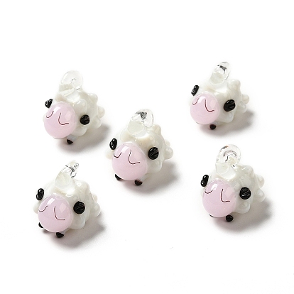 Подвески лэмпворк ручной работы, овечьи прелести