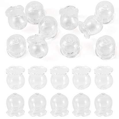 10шт. стеклянные колпачки для изготовления колокольчиков, колокольчик средний