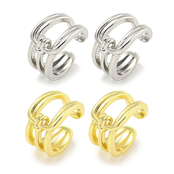 Латунь манжеты серьги