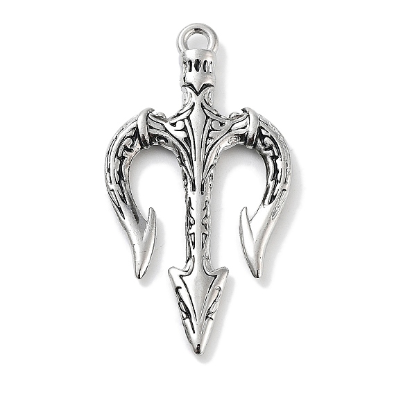 Сплавочные подвески тибетского стиля, формы вилки