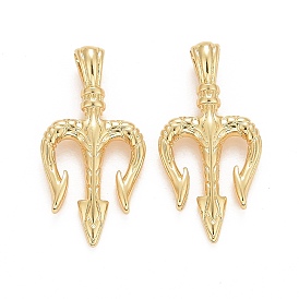 Стойки обшивки латунные подвески, долговечный, без свинца и без кадмия, вилка с тремя зубьями