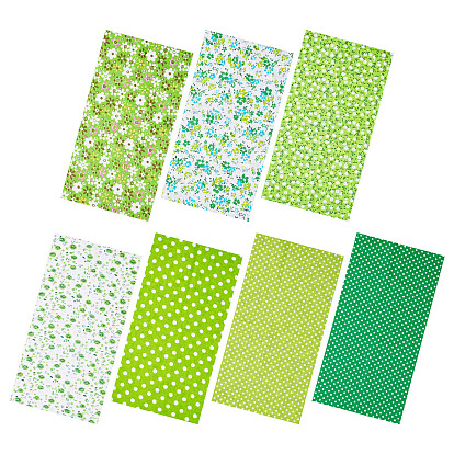 7 простыни хлопчатобумажные ткани, для пэчворка, шить ткани для пэчворка, площадь с цветочным узором