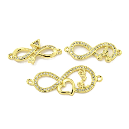 Покрытие стойки латунь микро-паве прозрачный кубический цирконий бесконечные звенья, долговечный, без кадмия и без свинца