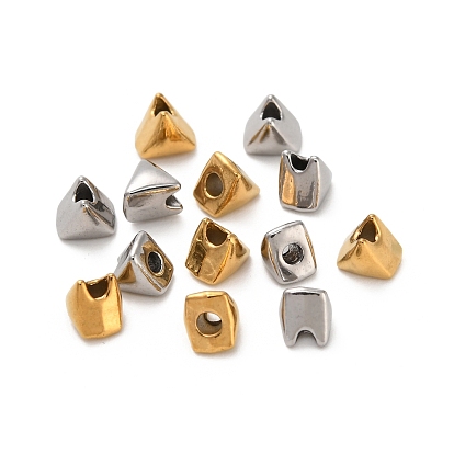 304 из нержавеющей стали бусы, треугольные