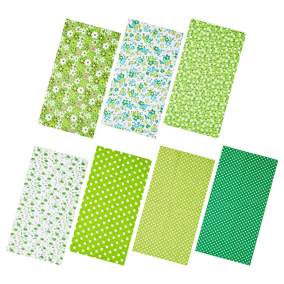 7 простыни хлопчатобумажные ткани, для пэчворка, шить ткани для пэчворка, площадь с цветочным узором