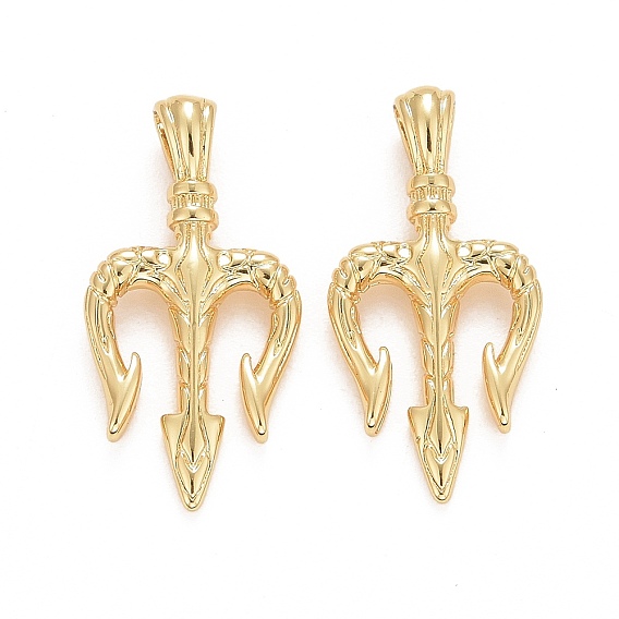 Стойки обшивки латунные подвески, долговечный, без свинца и без кадмия, вилка с тремя зубьями