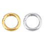 2 шт. 2 стиль ионного покрытия (IP) 304 пружинные затворные кольца из нержавеющей стали, Оснастка застежками, круглые кольца