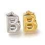 Латунные подвески, без кадмия, без никеля и без свинца, с целью перехода в кольце, буква b чары