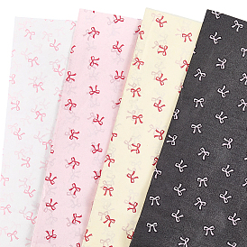 Так20шт 4цветная упаковочная бумага, цветочный букет оберточная бумага украшение, прямоугольник с бантом шаблон