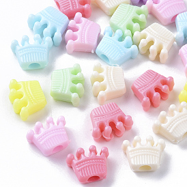 Opaque Polystyrene(PS) Plastic Beads, Crown