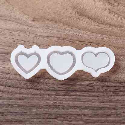 Shaker Molds, DIY Heart Quicksand Silicone Molds, Resin Casting Molds, for UV Resin, Epoxy Resin Craft Making