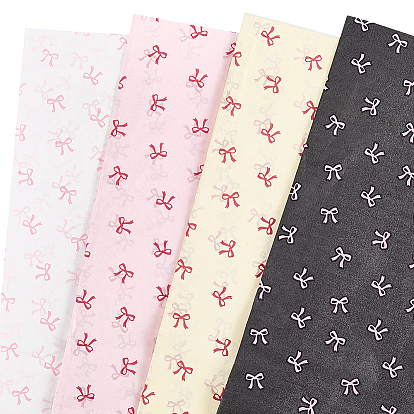 Так20шт 4цветная упаковочная бумага, цветочный букет оберточная бумага украшение, прямоугольник с бантом шаблон