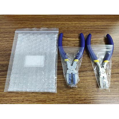 Steel Jewelry Plier Sets, Flat Nose Pliers, Nylon Jaw Pliers