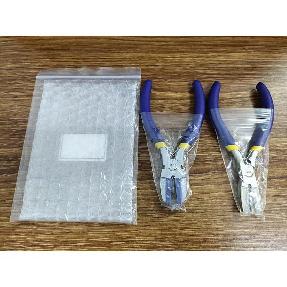 Steel Jewelry Plier Sets, Flat Nose Pliers, Nylon Jaw Pliers