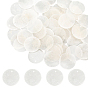 100шт. подвески из натуральной ракушки капиз, Дисковые подвески