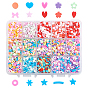 Main en pate polymère décoration d'art d'ongle, soins des ongles de mode , formes mixtes