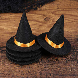 Хэллоуин шляпа ведьмы из ткани, для украшения кукольной вечеринки