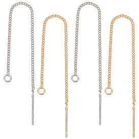 24шт. 2 цвета латунные серьги-гвоздики фурнитура, с булавками и петлями из стерлингового серебра 925, ушные резьбы