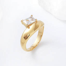 304 нержавеющая сталь, стекло палец кольца, прямоугольные