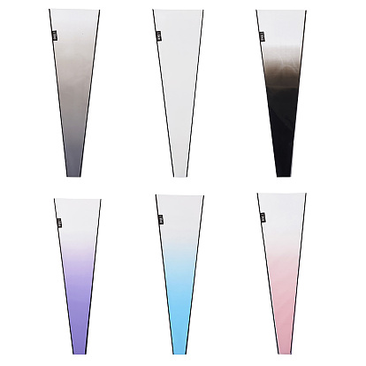 120 шт. 6 цветные подарочные пакеты из полипропилена (OPP), упаковочные пакеты с одной розой, букет цветов сумка на день святого валентина