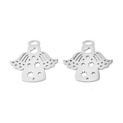 Pendentifs en acier inoxydable, ange