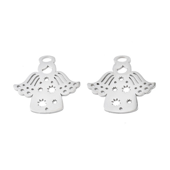 Pendentifs en acier inoxydable, ange