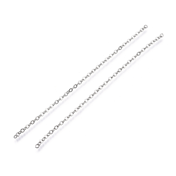 Brass Cable Chains, Soldered, Cadmium Free & Nickel Free & Lead Free, Flat Oval
