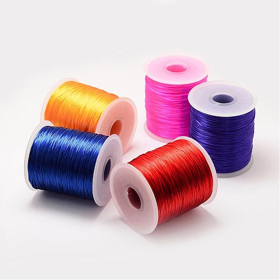 Flat Elastic Crystal String, Elastic Beading Thread, for Stretch Bracelet Making