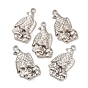 CCB Plastic Big Pendants, Eagle with Skull Charm