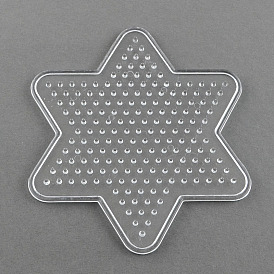 Tableros de abc usados para 5x5 mm diy fuse beads, estrella, 103x92x5 mm