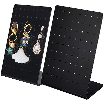 4шт. акриловые дисплеи для сережек, подставки для сережек в форме буквы L