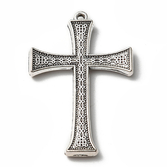 Сплавочные подвески тибетского стиля, крестик