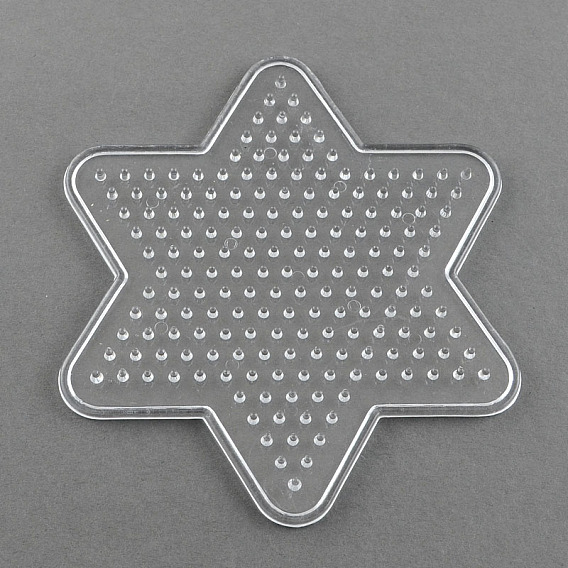 Plaques d'adhésif abc utilisées pour des boules de fusion de 5x5 mm diy, étoiles, 103x92x5mm