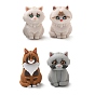 Cat Shape Food Grade Silicone Focal Beads, DIY Nursing Necklaces Making