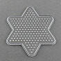 ABC Pegboards used for 5x5mm DIY Fuse Beads, Star, 103x92x5mm