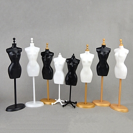 Plastic Mannequin Model Clothing Support, Doll Skirt Display Rack for Doll DIY Making Accessories