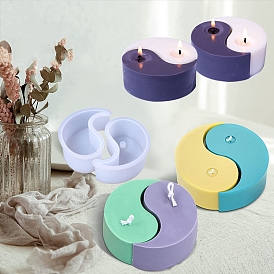 Taichi Инь-Янь ароматические свечи пищевые силиконовые формы, формы для изготовления свечей, форма для ароматерапевтической свечи