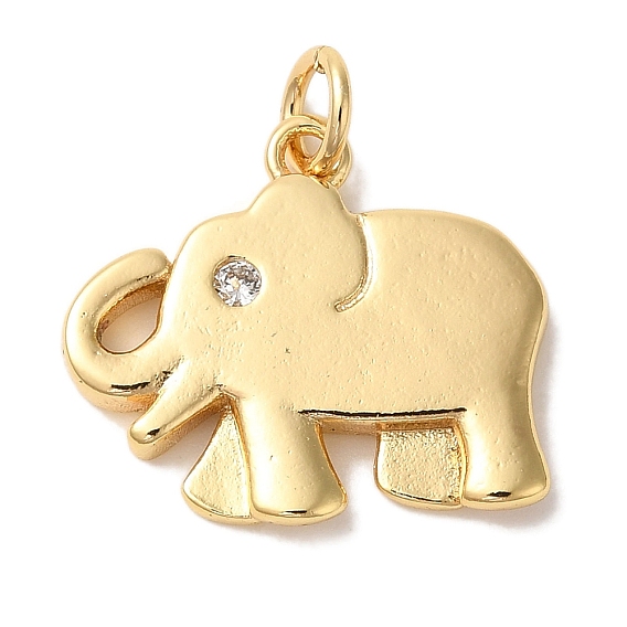 Стойка металлическая латунная микропрофилированная кубическая циркония подвески, письмо амулеты, без кадмия и без свинца, долговечный, слон